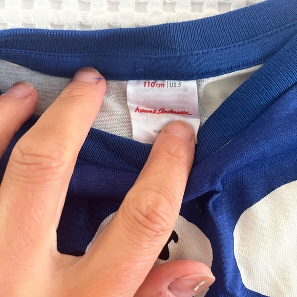 Hanna Andersson || Blue Panda Longsleeve Swing Dress - Picture 3 of 6